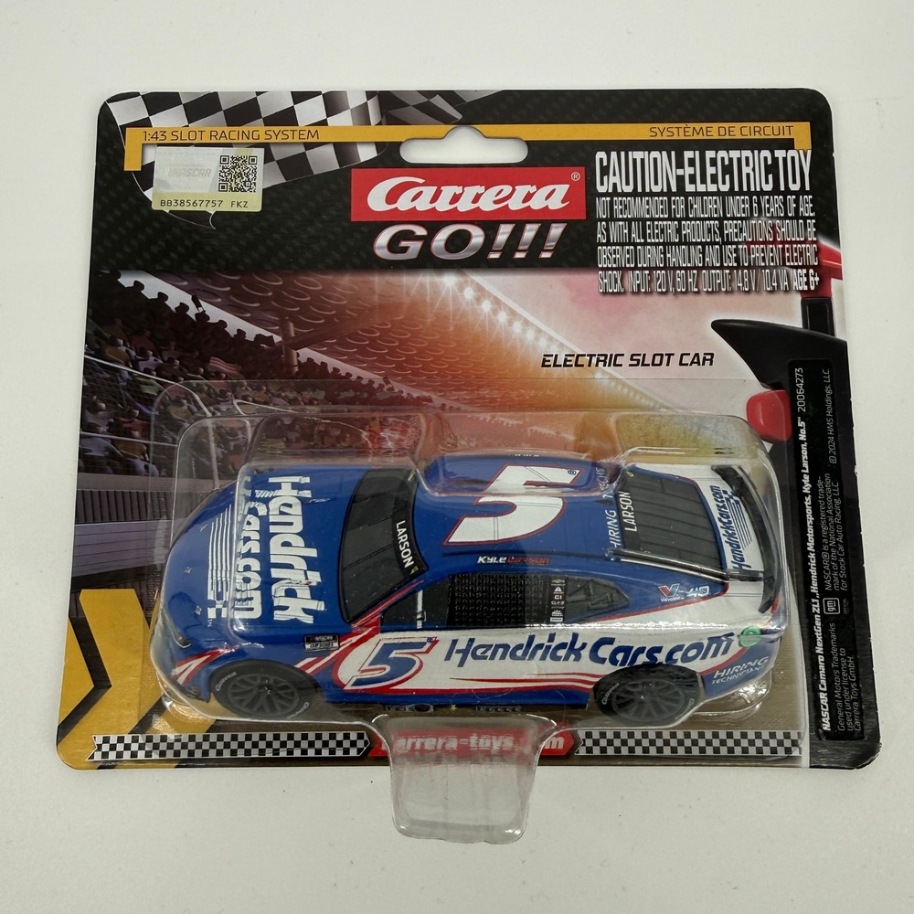 Carrera GO Kyle‎ Larson NASCAR Camaro Next Gen ZL1 Hendrick No 5 1:43 Slot Car